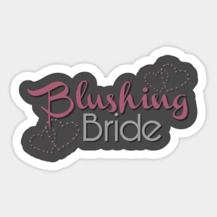 Blushing Bride Sticker